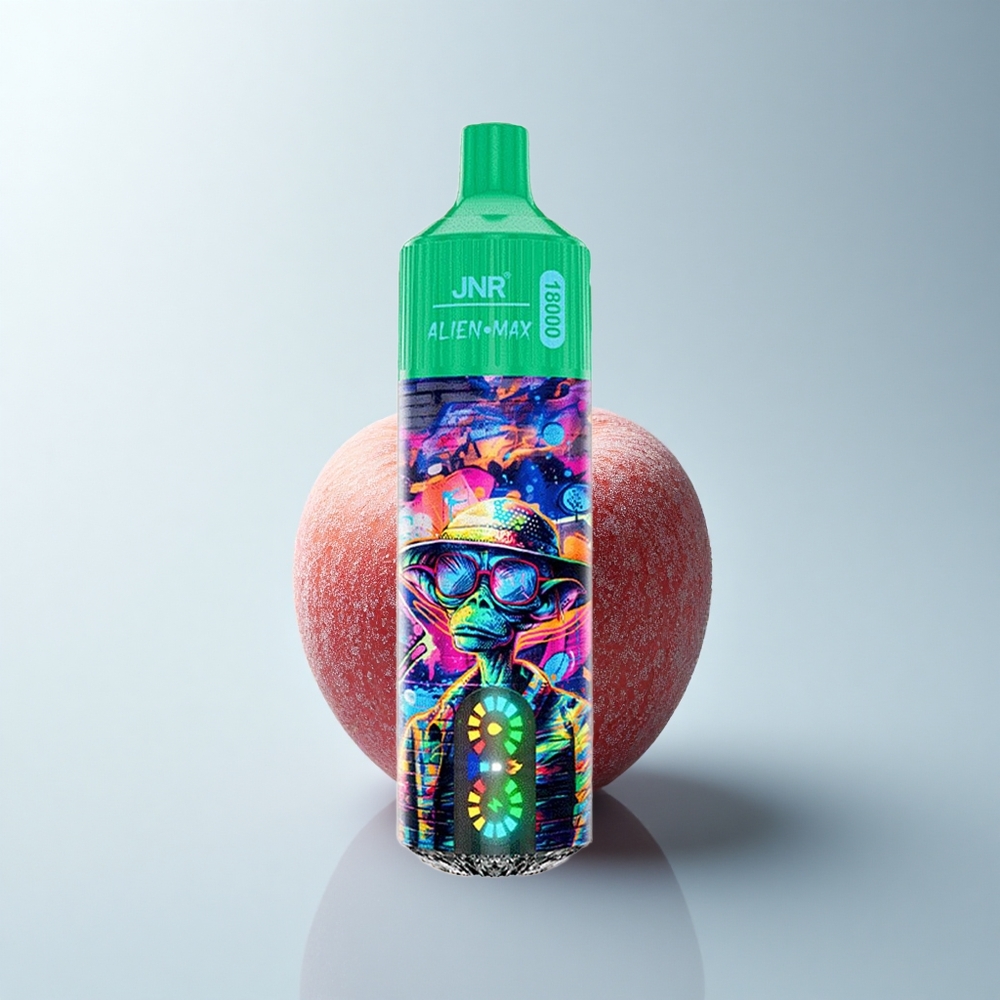 JNR Alien Max 18000 Puffs Pomme Glacée Double Cœur et Affichage LED