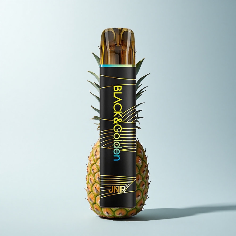 JNR Black&Golden 600+200 Puffs Ananas Glace 800 Puffs 2% Nicotine