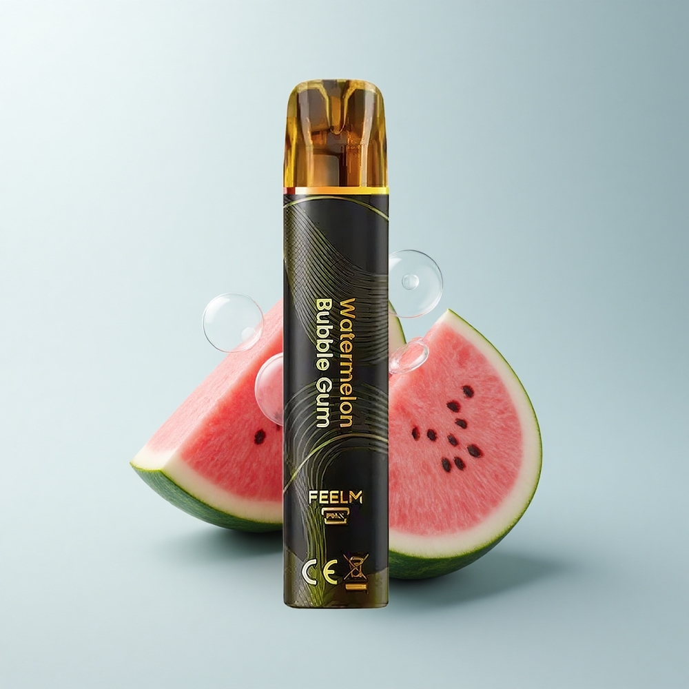 JNR Black&Golden 600+200 Puffs Chewing Bulle Pastèque 800 Puffs 550mAh TPD