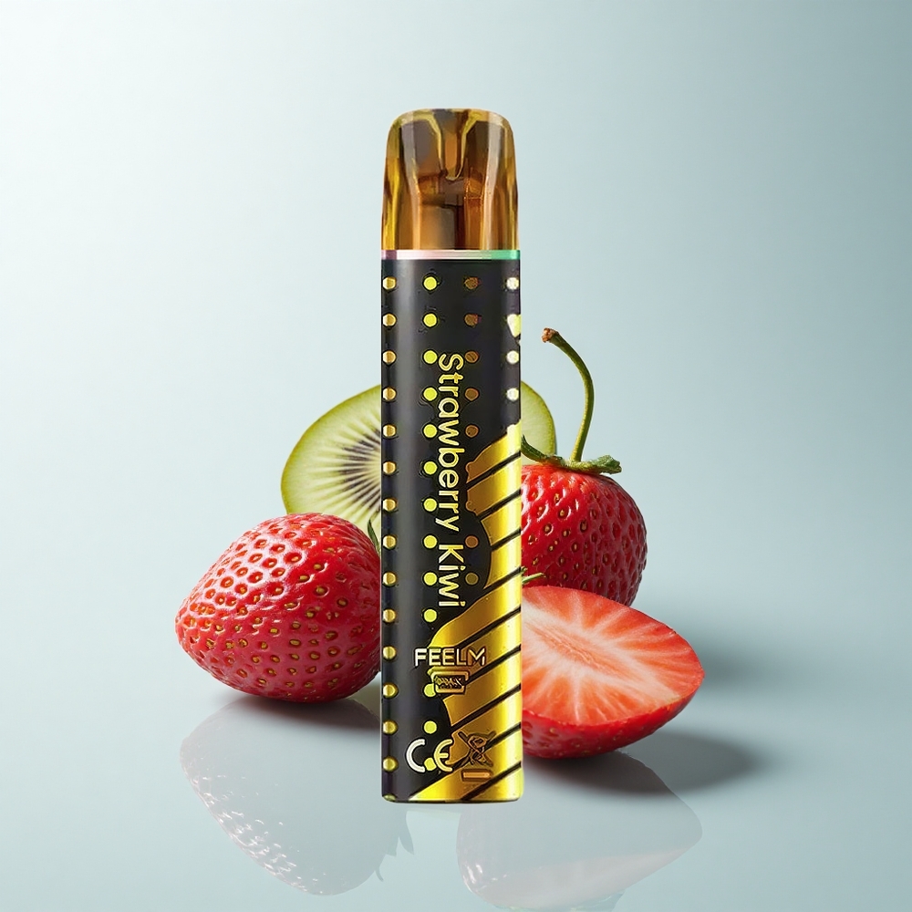JNR Black&Golden 600+200 Puffs Fraise Kiwi 800 Puffs 550mAh 2ml