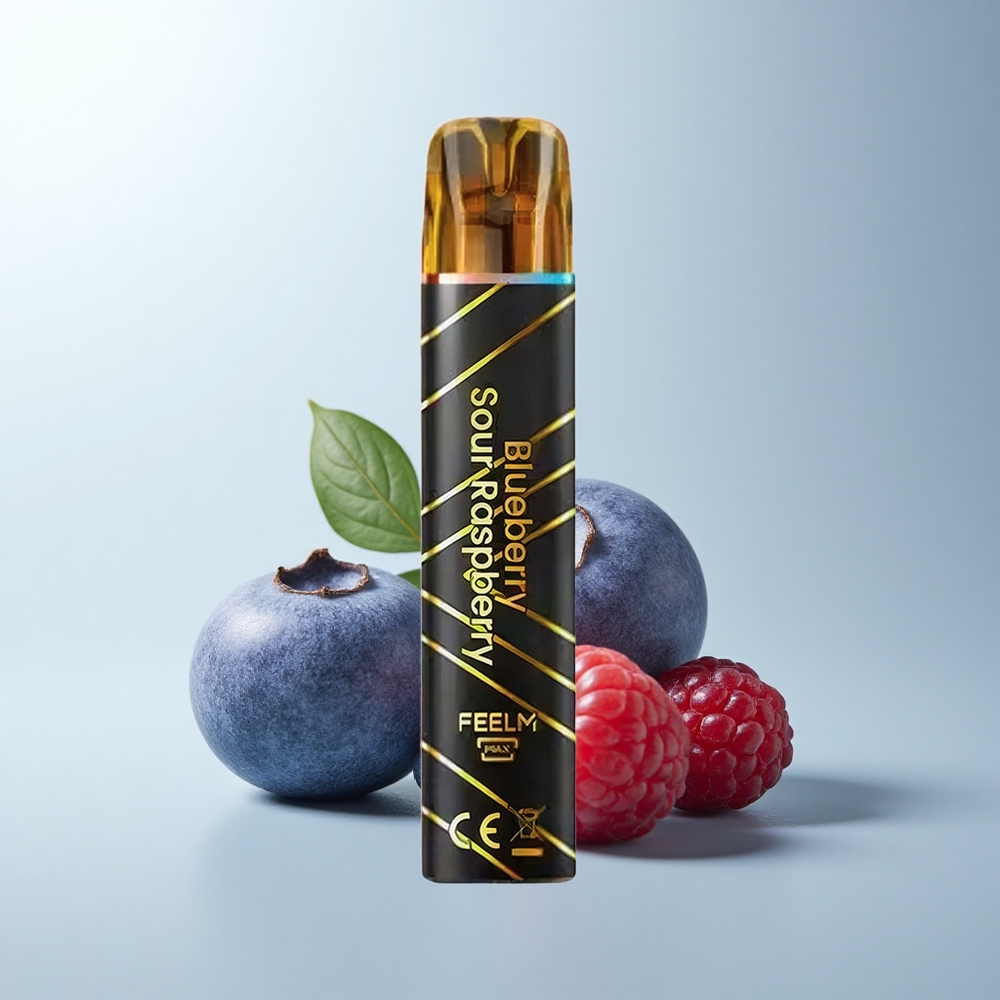 JNR Black&Golden 600+200 Puffs Framboise Acidulée Myrtille 800 Puffs 2ml 2% Nicotine