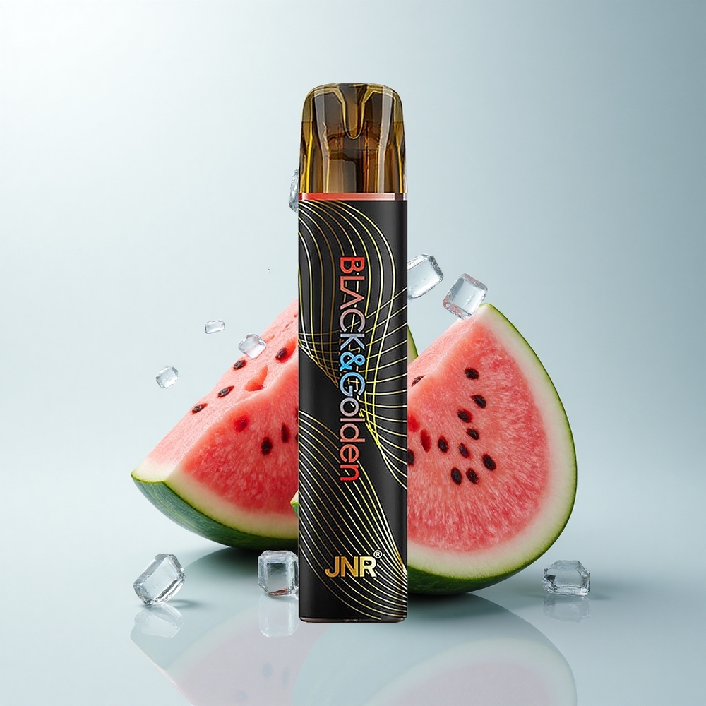 JNR Black&Golden 600+200 Puffs Glace à la Pastèque 550mAh TPD