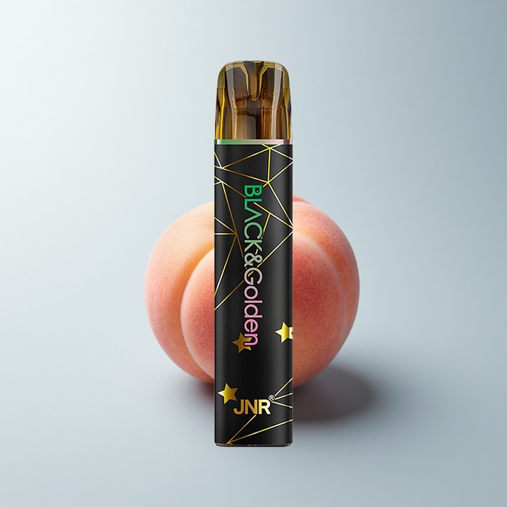 JNR Black&Golden 600+200 Puffs Pêche Dorée 800 Puffs 550mAh TPD