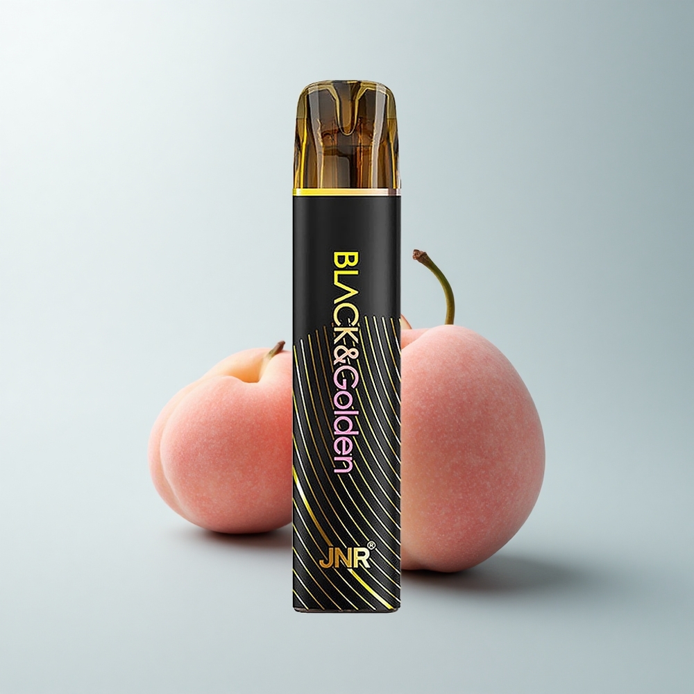 JNR Black&Golden 600+200 Puffs Pêche Mangue 800 Puffs 550mAh 2ml