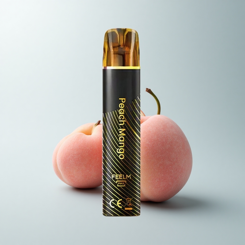 JNR Black&Golden 600+200 Puffs Pêche Mangue 800 Puffs 550mAh 2ml