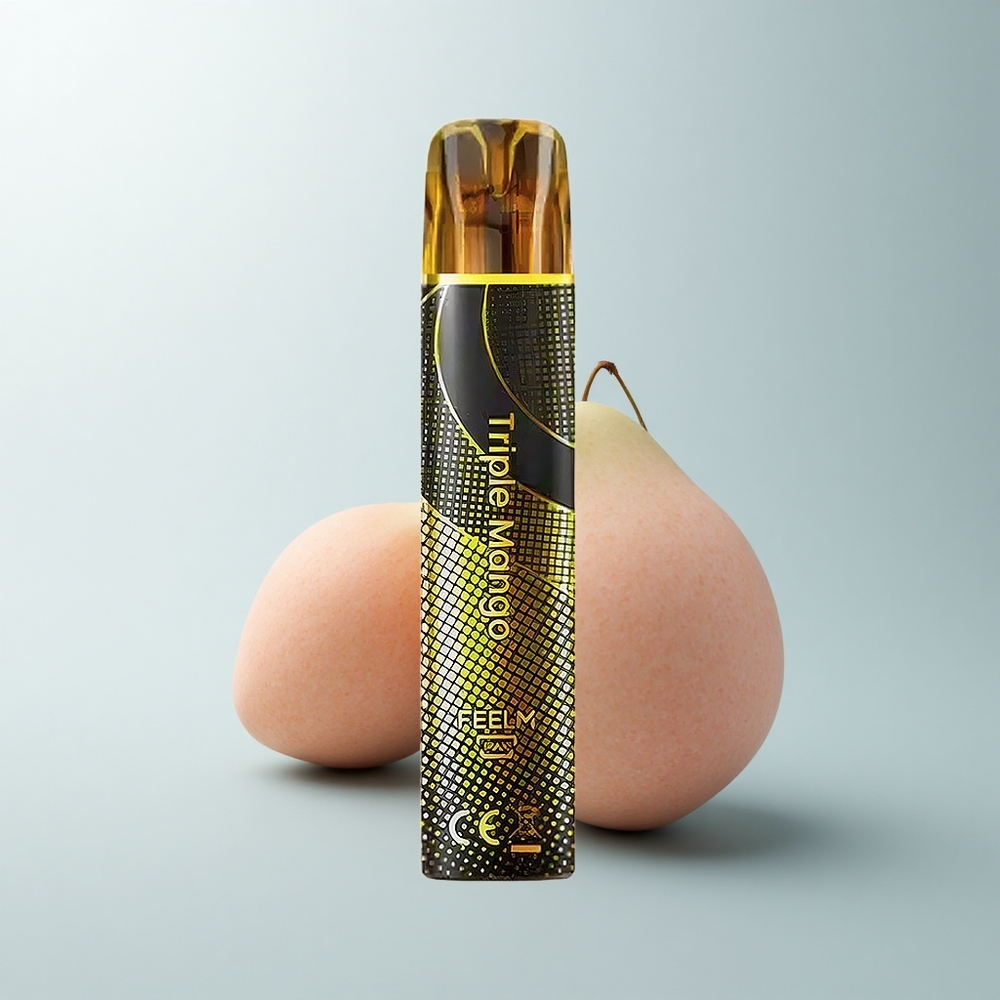 JNR Black&Golden 600+200 Puffs Triple Mangue 800 Puffs 550mAh 2ml