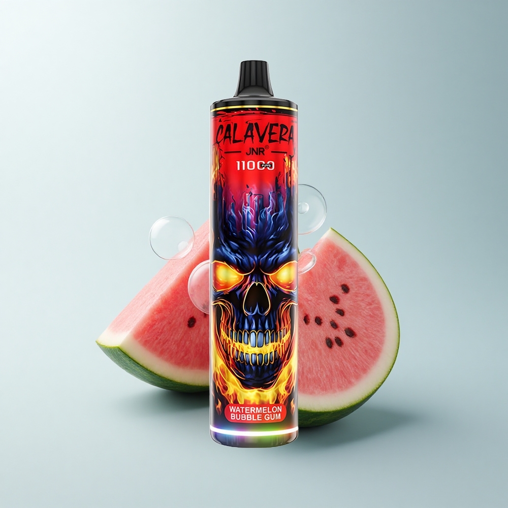 JNR Calavera 11000 Puffs Chewing Gum Pastèque avec Port Type-C et 850 mAh