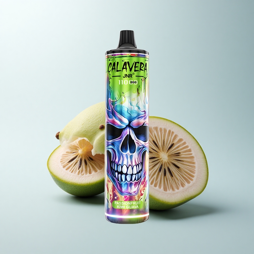 JNR Calavera 11000 Puffs Fruit de la Passion Kiwi Goyave avec Port Type-C et Batterie 850 mAh