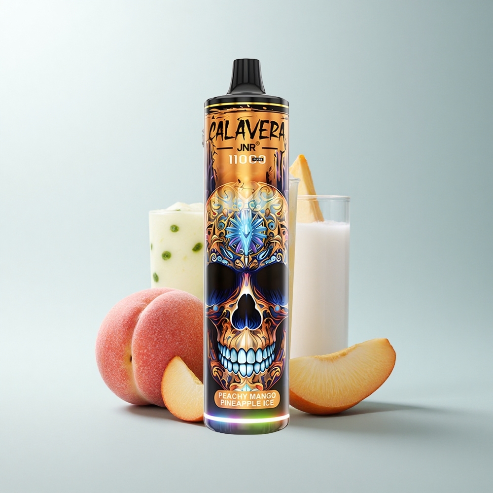 JNR Calavera 11000 Puffs Glace Pêche Mangue Ananas avec Port Type-C et Batterie 850 mAh