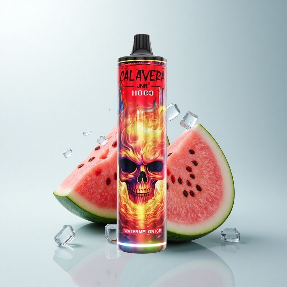 JNR Calavera 11000 Puffs Glace à la Pastèque Type-C 850mAh 21ml