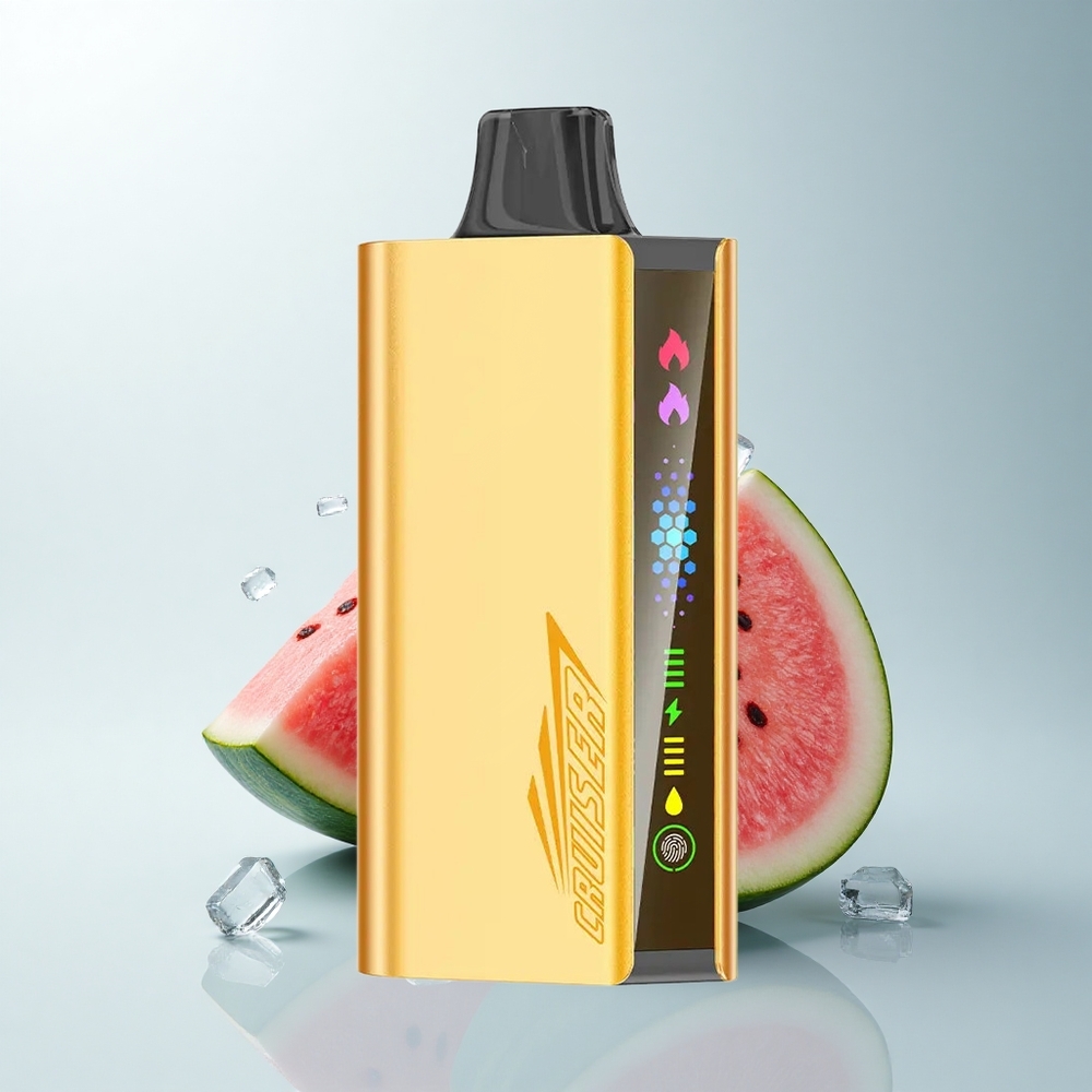 JNR Cruiser 12000 Puffs Glace à la Pastèque Métal Dual Mesh