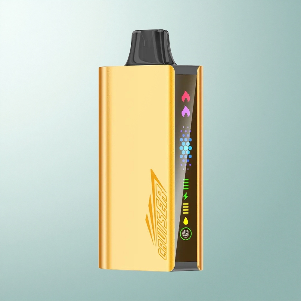 JNR Cruiser 12000 Puffs Menthe Fraîche Aluminium Dual Mesh Écran Animé