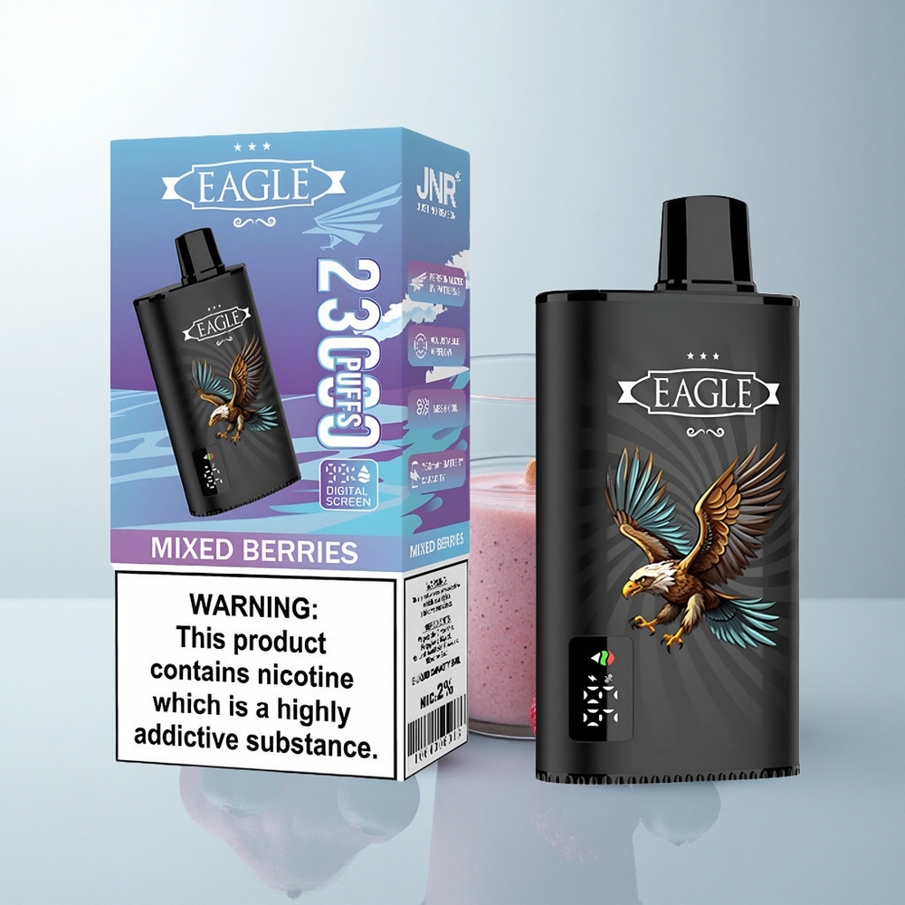 JNR EAGLE Smart 23000 Puffs Baies Mixtes Écran Digital Bobine Mesh 1.0ohm