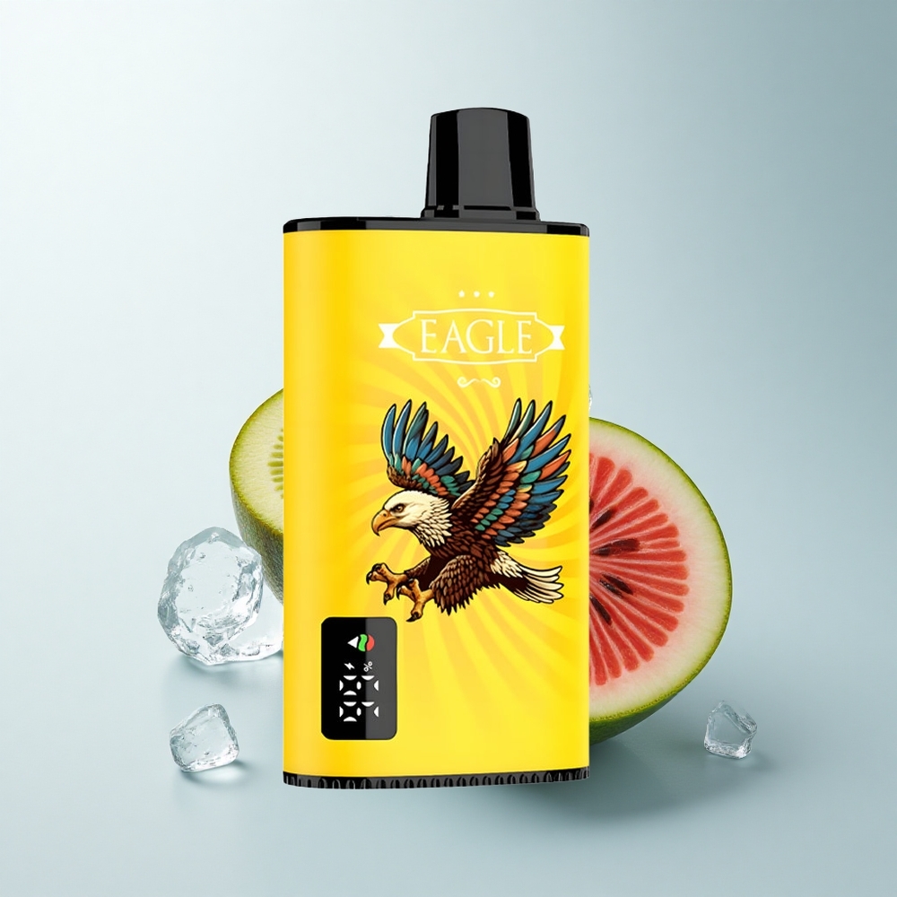 JNR EAGLE Smart 23000 Puffs Glace Pastèque Kiwi avec Écran Numérique et Bobine Mesh 1.0ohm