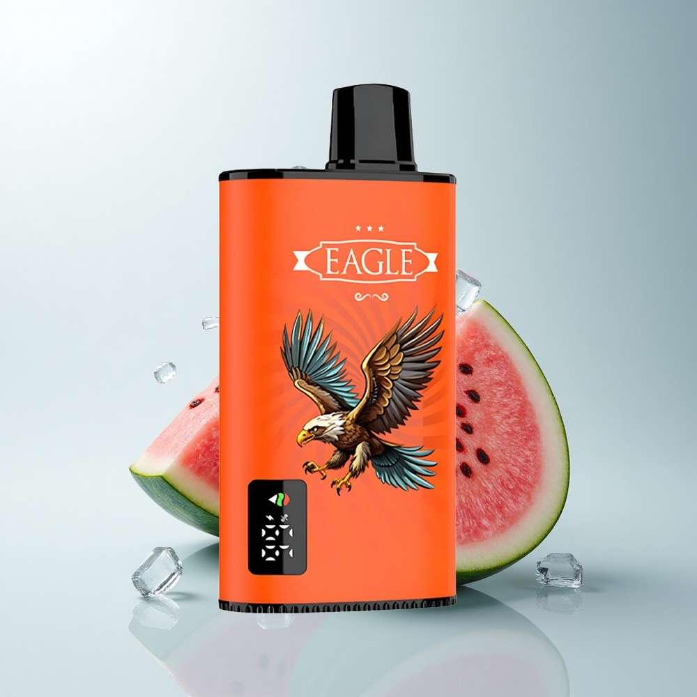 JNR EAGLE Smart 23000 Puffs Glace à la Pastèque avec Écran Numérique et Bobine Mesh 1.0ohm