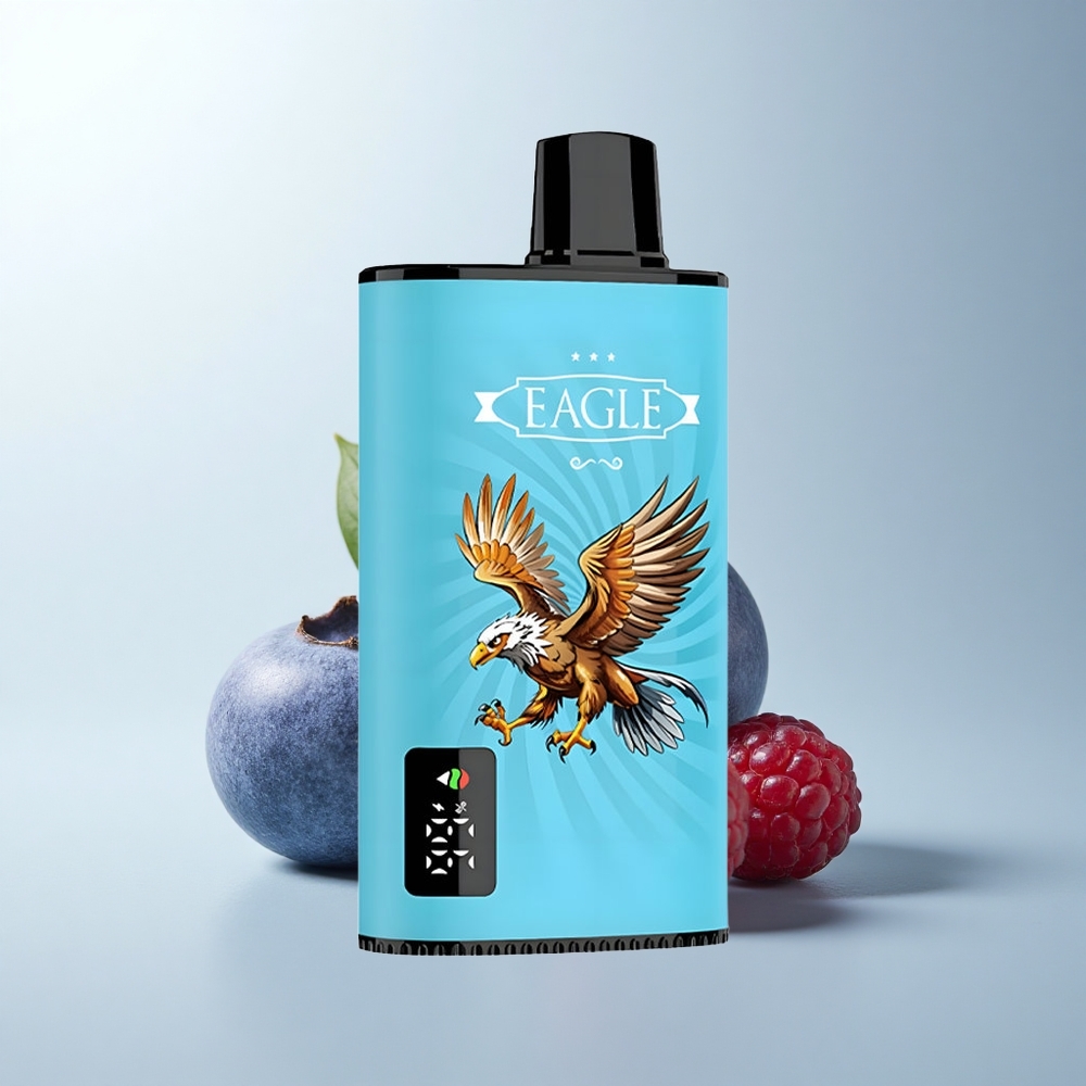 JNR EAGLE Smart 23000 Puffs Myrtille Acidulée Framboise Écran Digital Bobine Mesh 1.0ohm