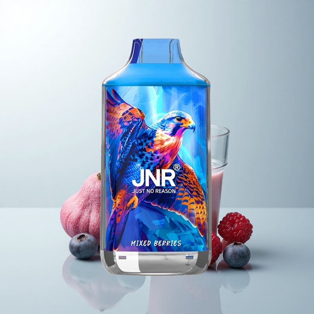 JNR Falcon 16000 Puffs Baies Mixtes LED Intelligente Dual Mesh