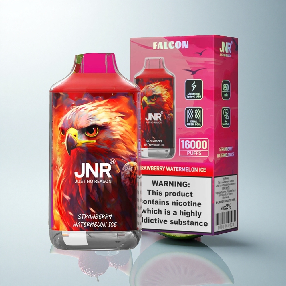 JNR Falcon 16000 Puffs Fraise Pastèque Glacée 16000 Puffs 22ml Dual Mesh