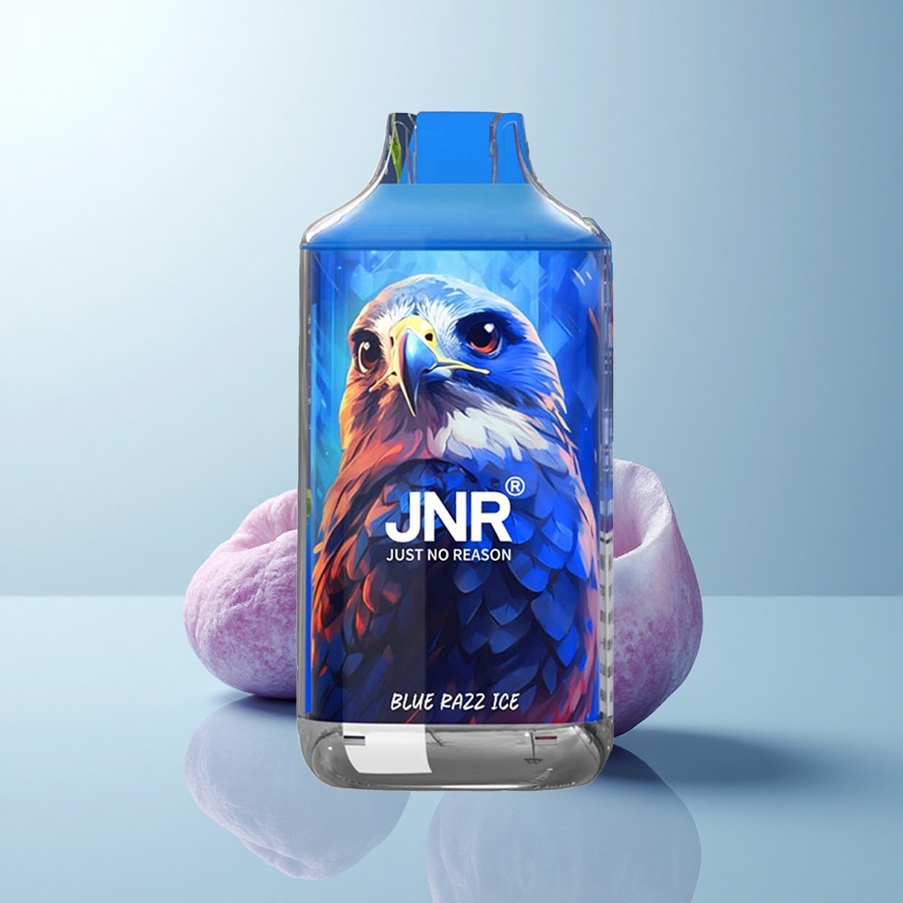 JNR Falcon 16000 Puffs Glace Bleu Framboise Dual Mesh 22ml