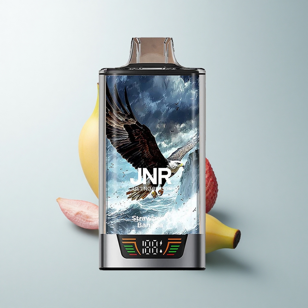 JNR Falcon Pro 28000 Puffs Fraise Banane 30ml Dual Mesh