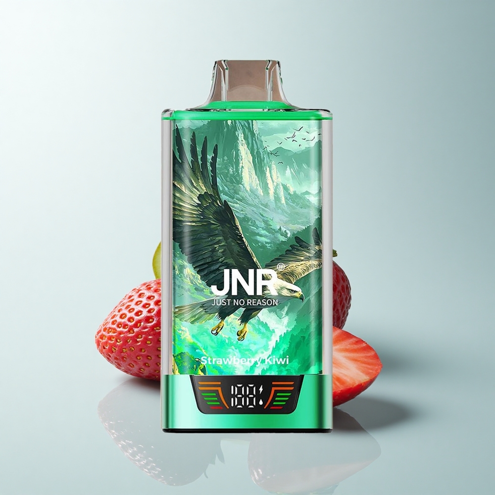 JNR Falcon Pro 28000 Puffs Fraise Kiwi 28000 Puffs USB-C Dual Mesh