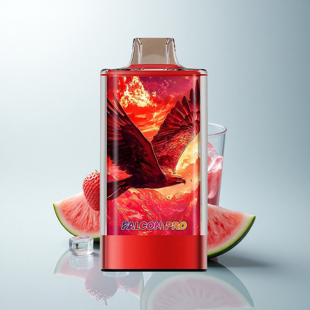 JNR Falcon Pro 28000 Puffs Fraise Pastèque Glacée avec Capacité 30ml et Batterie 950mAh