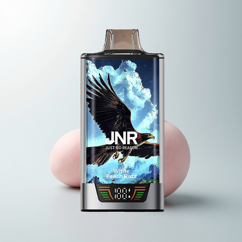 JNR Falcon Pro 28000 Puffs Pêche Blanche Framboise 30ml Dual Mesh