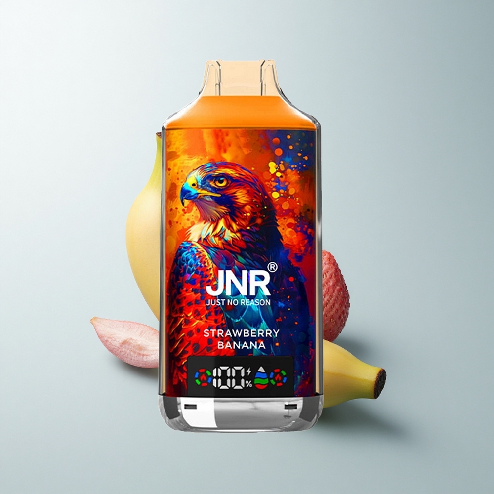 JNR Falcon X 18000 Puffs Fraise Banane 24ml Dual Mesh Type-C