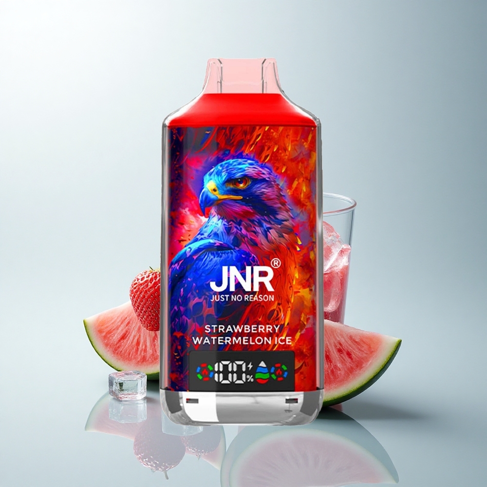 JNR Falcon X 18000 Puffs Glace Fraise Pastèque Dual Mesh 24ml Type-C