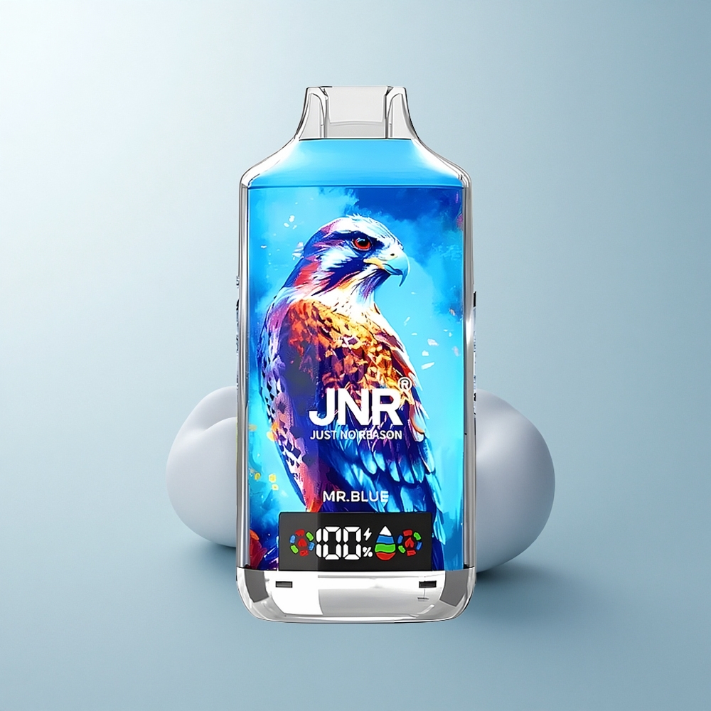 JNR Falcon X 18000 Puffs Monsieur Bleu 750mAh Dual Mesh Numérique