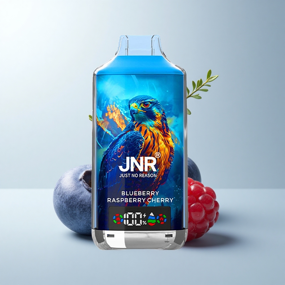 JNR Falcon X 18000 Puffs Myrtille Framboise Cerise 750mAh Dual Mesh