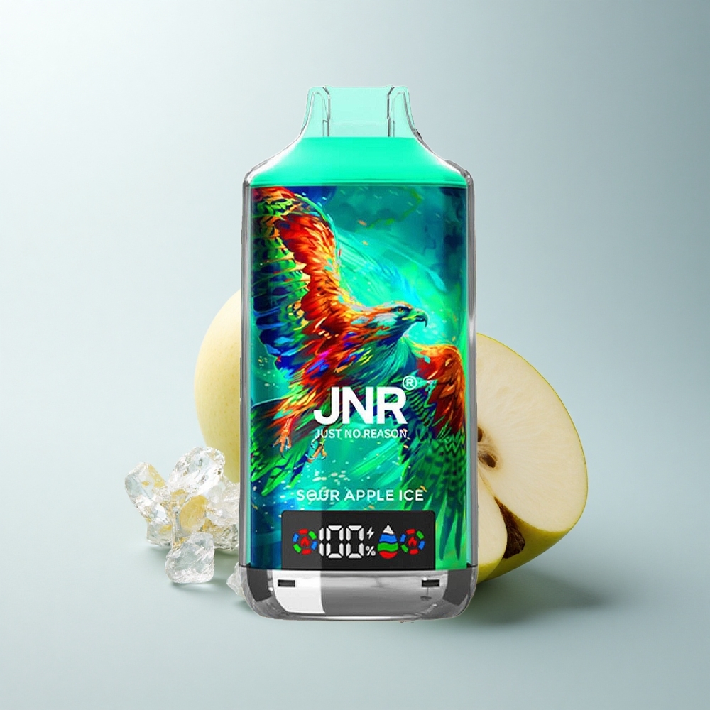 JNR Falcon X 18000 Puffs Pomme Acidulée Glaciale 24ml Dual Mesh Coil Type-C