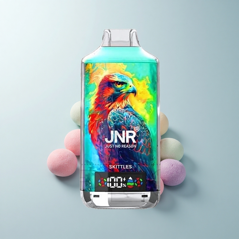 JNR Falcon X 18000 Puffs Skittles Éclair Double Mesh 24ml 750mAh