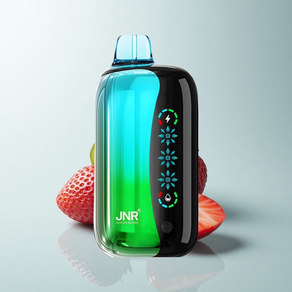 JNR Flex Ice 21000 Puffs Fraise Kiwi Glacé Réglable Dual Mesh Type-C