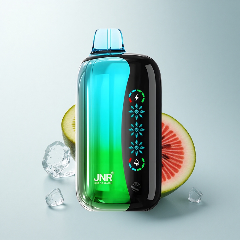 JNR Flex Ice 21000 Puffs Glace Kiwi Pastèque Réglable Dual Mesh