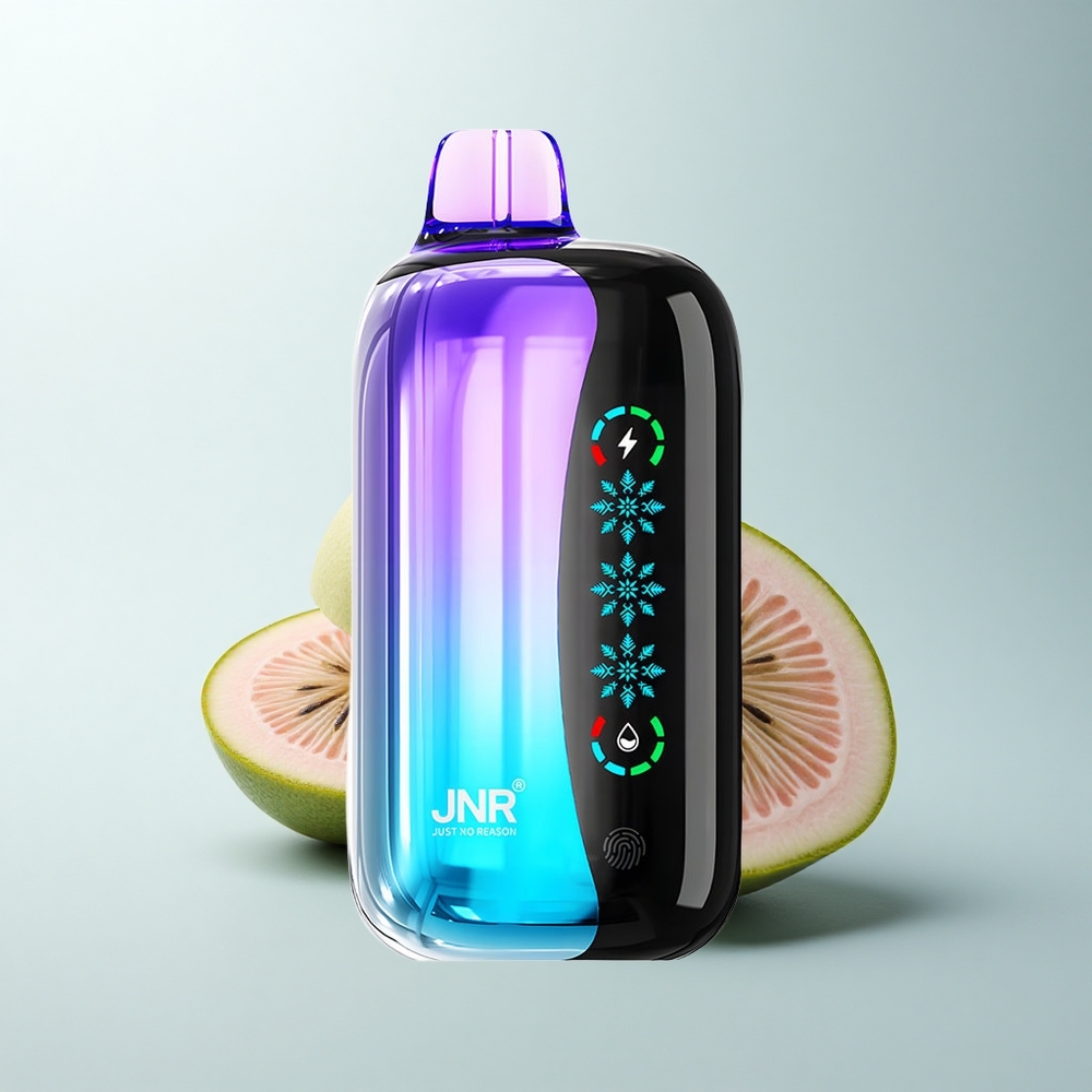 JNR Flex Ice 21000 Puffs Kiwi Fruit de la Passion Goyave Glace Réglable Dual Mesh Type-C