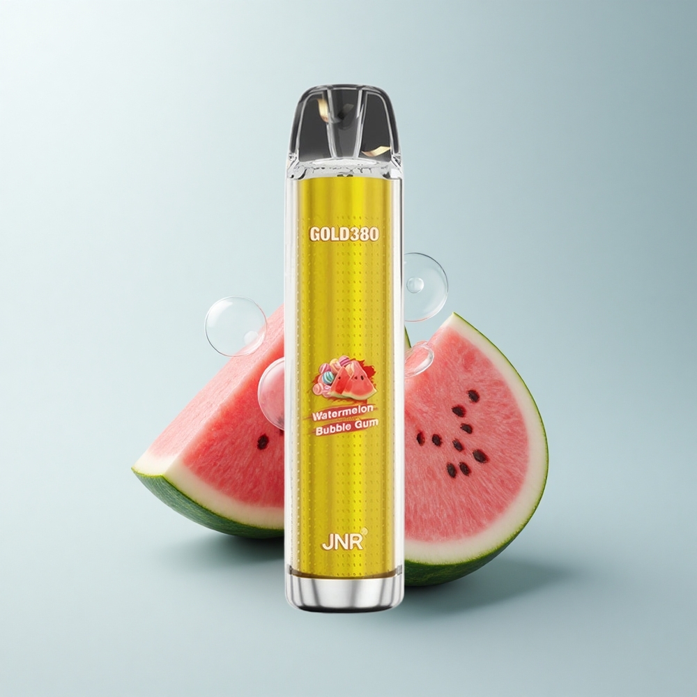 JNR Gold380 6000 Puffs Chewing-Bulle Pastèque 6000 Puffs 1500mAh 1.0ohm