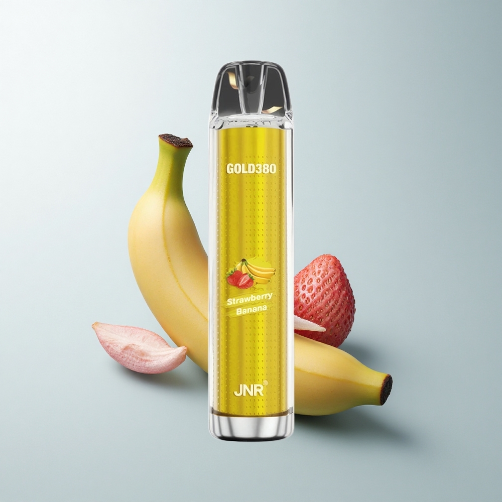 JNR Gold380 6000 Puffs Fraise Banane 1500mAh 13ml Mesh