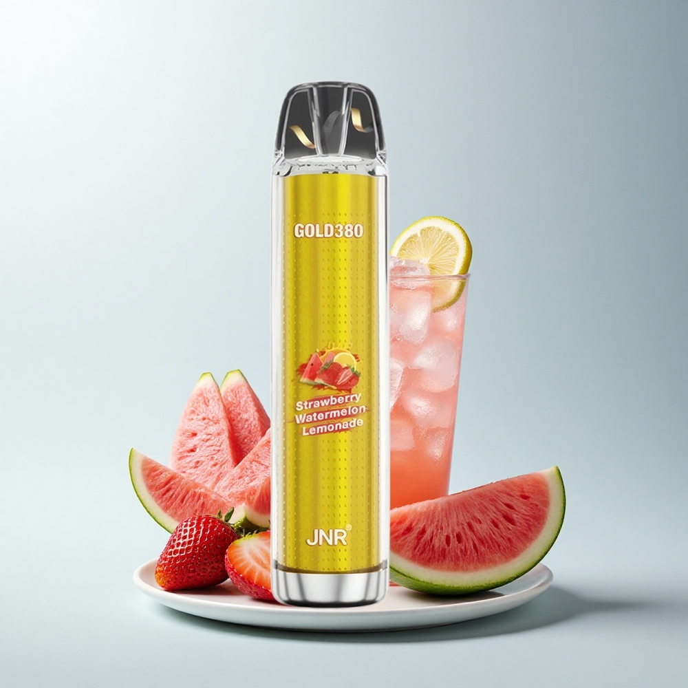 JNR Gold380 6000 Puffs Fraise Pastèque Limonade avec 1500mAh et 13ml
