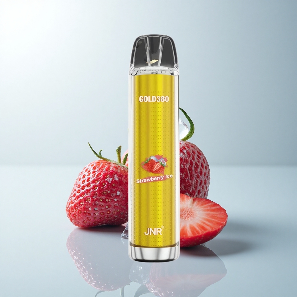 JNR Gold380 6000 Puffs Glace à la Fraise 6000 Puffs 1500mAh 1.0ohm
