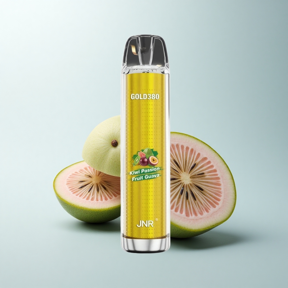 JNR Gold380 6000 Puffs Kiwi Fruit de la Passion Goyave 6000 Puffs 13ml 0%