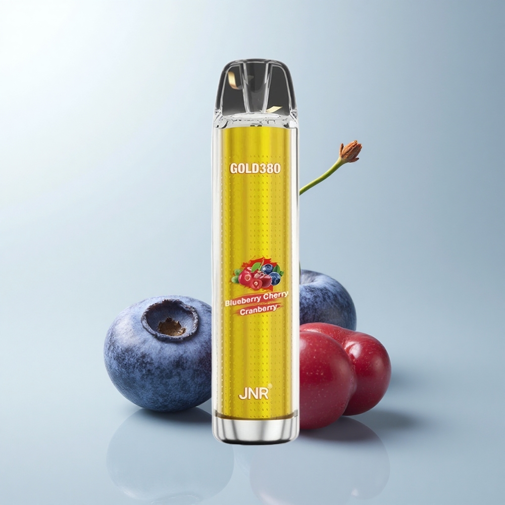 JNR Gold380 6000 Puffs Myrtille Cerise Canneberge 1500mAh 1.0ohm 13ml