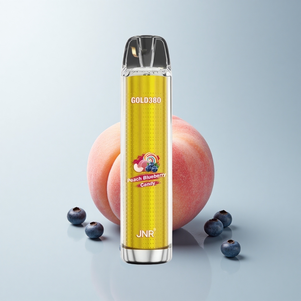 JNR Gold380 6000 Puffs Pêche Myrtille 6000 Puffs 13ml 5%