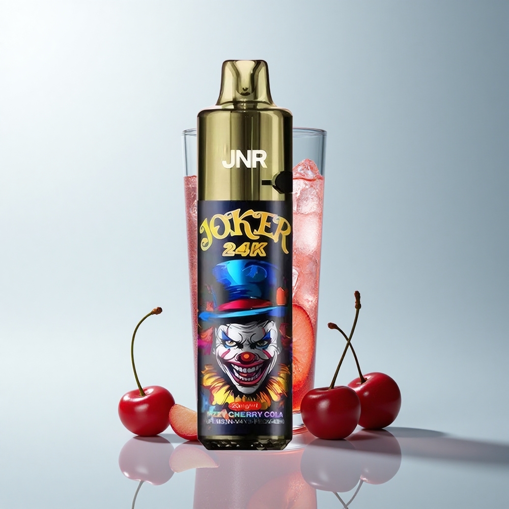 JNR Joker 24K Puffs Cola Cerise Pétillante avec Batterie 800mAh et Recharge Type-C