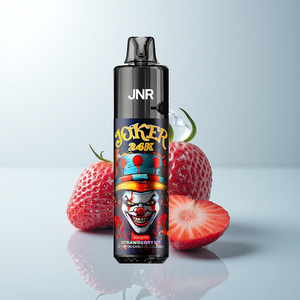 JNR Joker 24K Puffs Glace à la Fraise 10ml Lumière Respirante