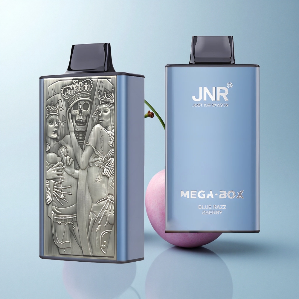 JNR Mega Box 25000 Puffs Cerise Bleue Razz Dual Core Type-C 30ml