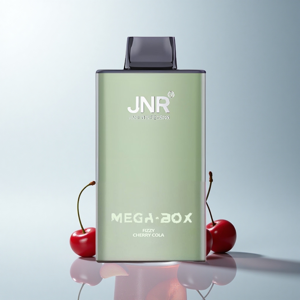 JNR Mega Box 25000 Puffs Cola Cerise Pétillante 30ml Dual Mesh