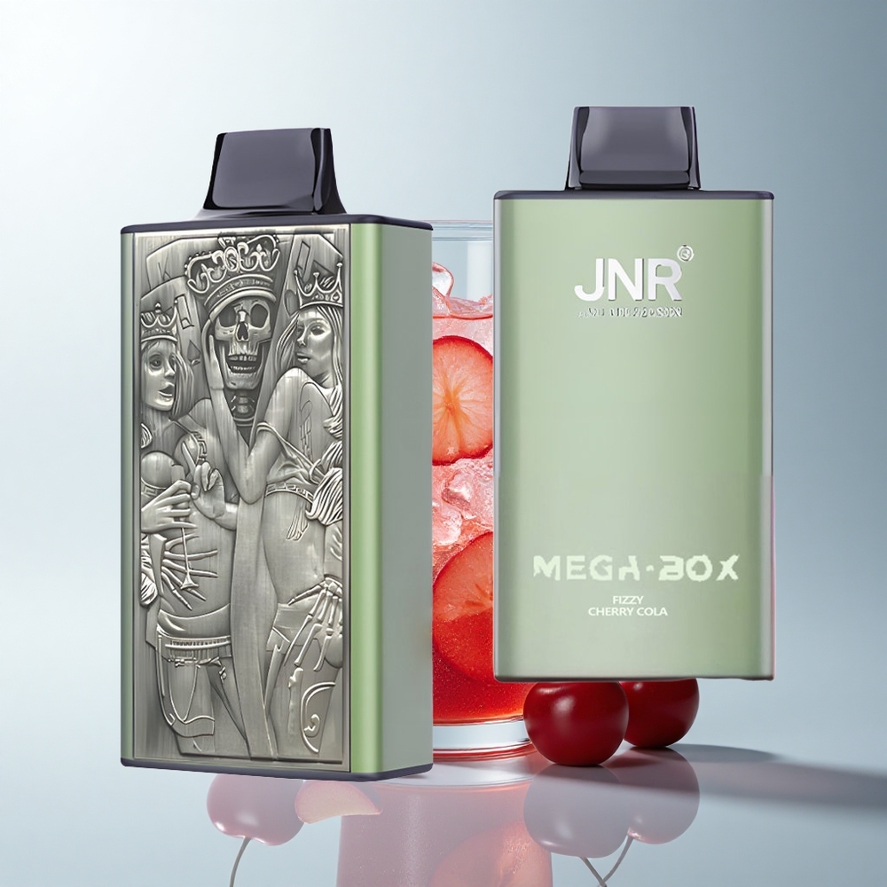 JNR Mega Box 25000 Puffs Cola Cerise Pétillante 30ml Dual Mesh