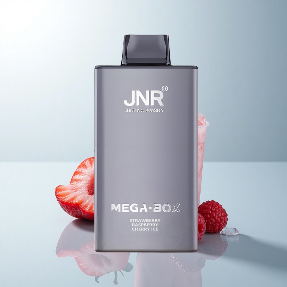 JNR Mega Box 25000 Puffs Glace Fraise Framboise Cerise Dual Mesh 30ml