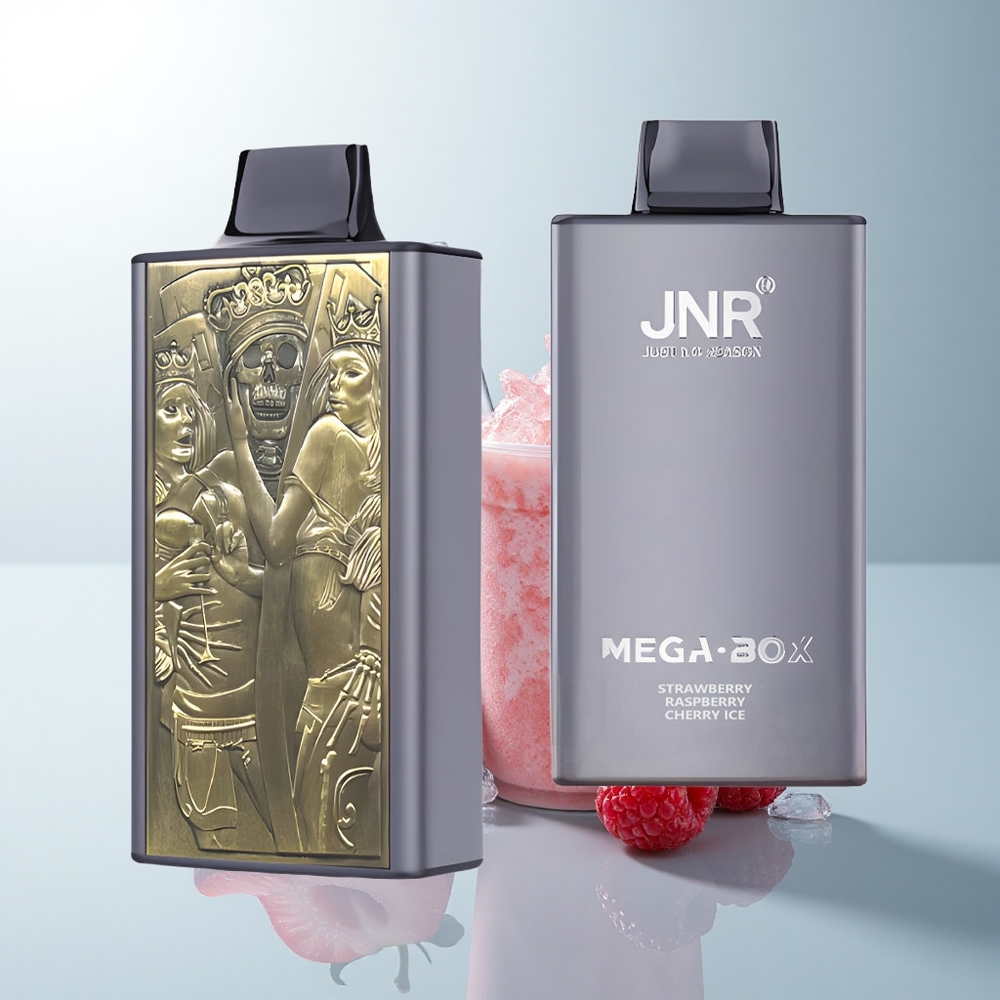 JNR Mega Box 25000 Puffs Glace Fraise Framboise Cerise Dual Mesh 30ml